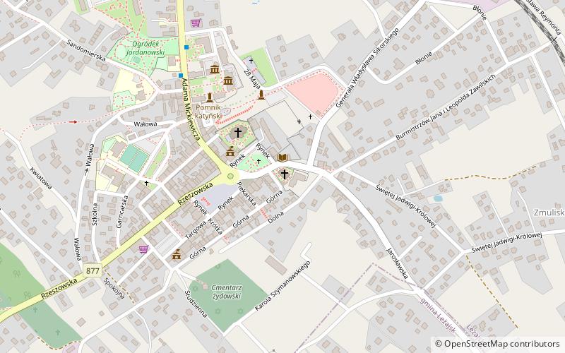 Kościół Jezusa Miłosiernego w Leżajsku location map