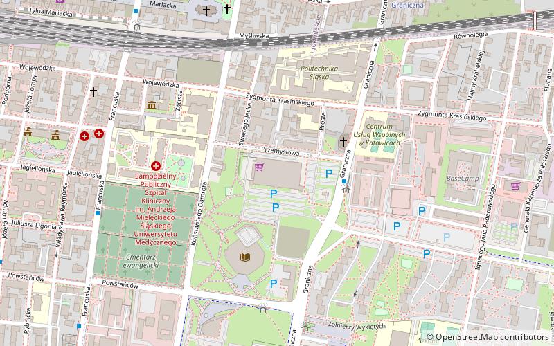 centrum handlowe belg katowice location map