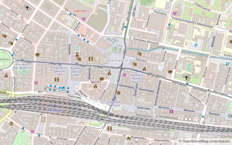 Market Square in Katowice location map