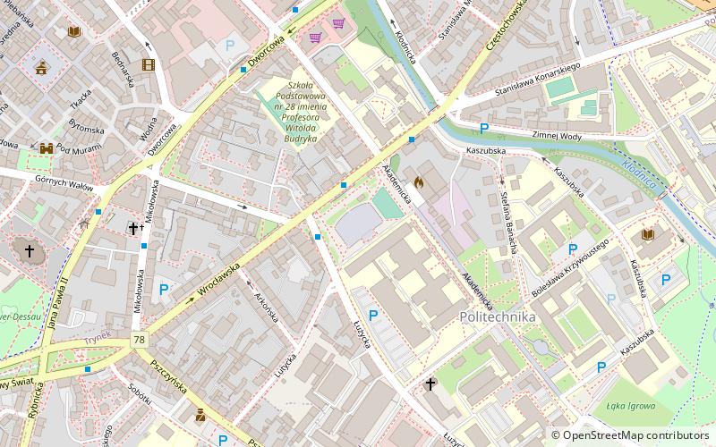 Plac Krakowski location map
