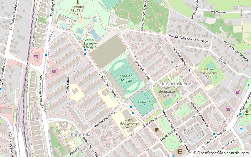 Stadion Miejskiego Ośrodka Sportu i Rekreacji location map