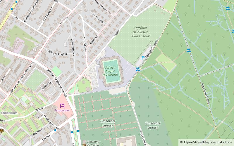 Stadion Miejski location map