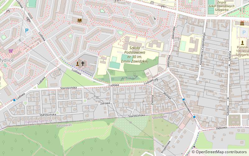 Cmentarz żydowski location map