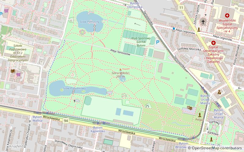 Park miejski location map