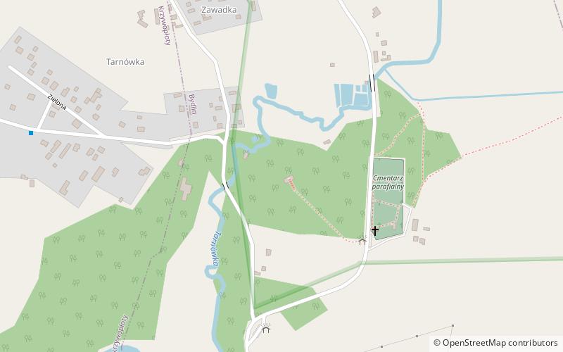 Bydlin Castle location map