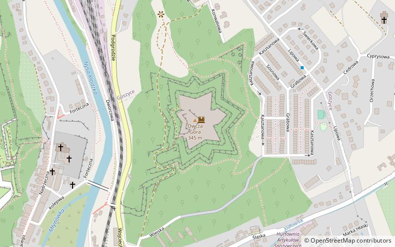 Fort Owczy location map
