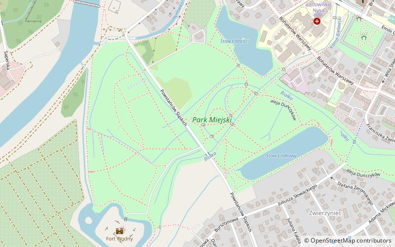 Park Miejski location map