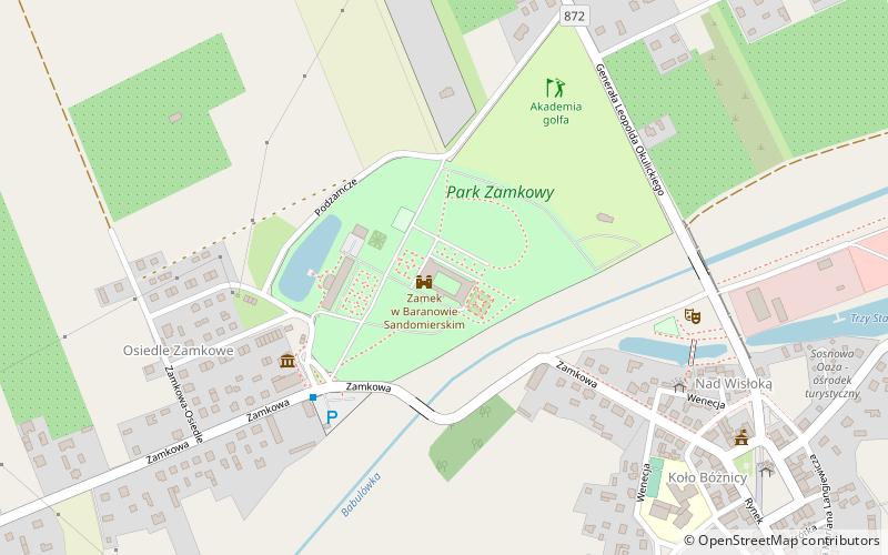 Zamek location map