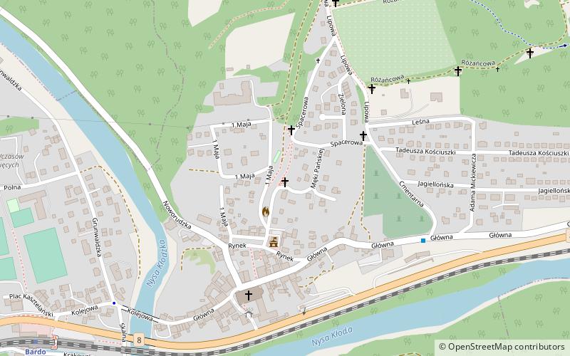 Kaplice różańcowe location map