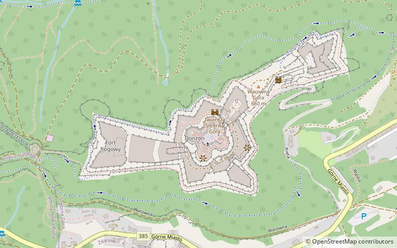 Festung Silberberg location map