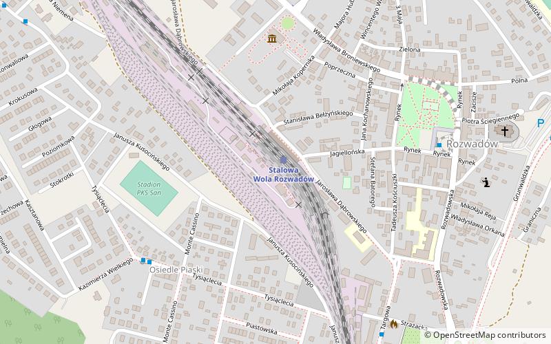 Rozwadów location map