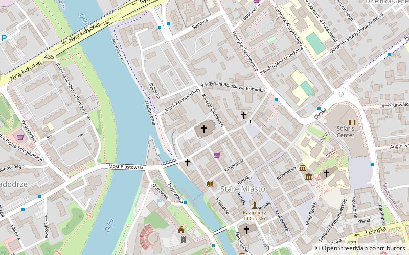 Opole Cathedral location map