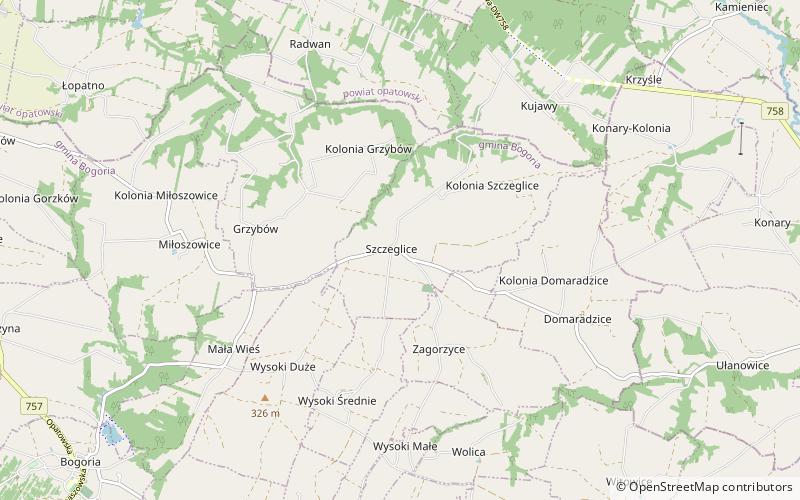 Parafia św. Jerzego w Szczeglicach location map
