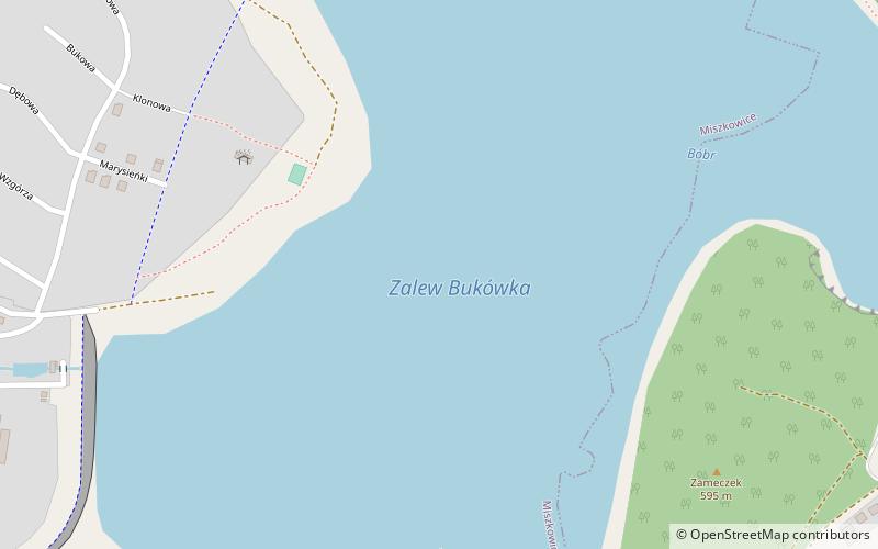 Bukówka Lake location map