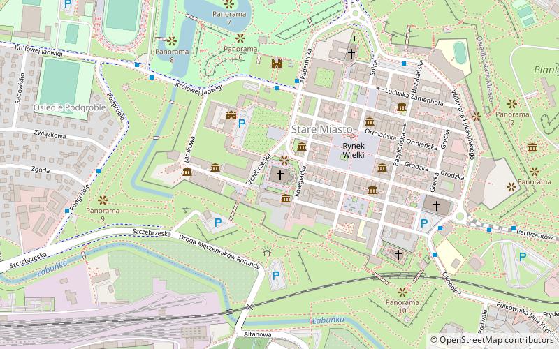 Zamość Cathedral location map