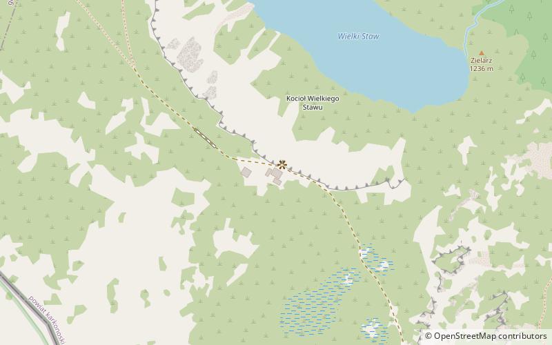 ruiny schroniska im ksiecia henryka karpacz location map