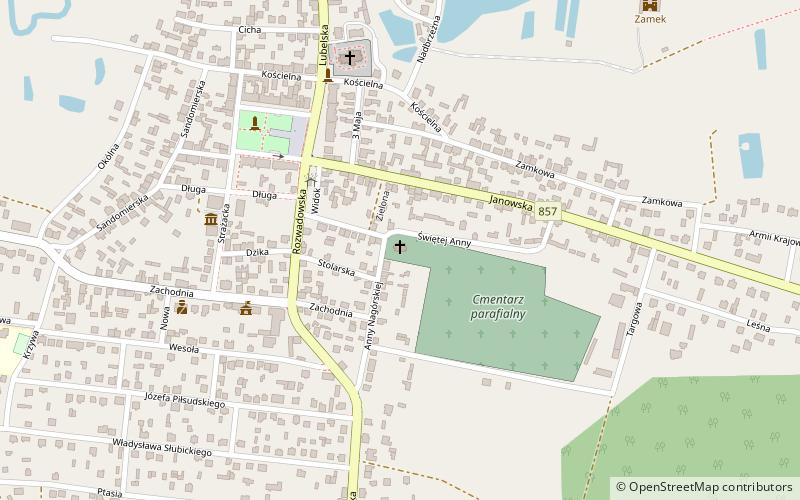 Kościół św. Anny w Zaklikowie location map