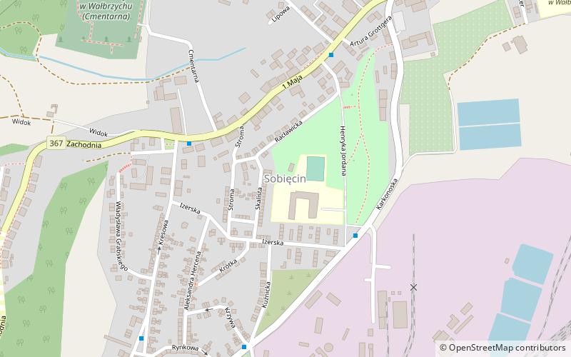 Sobięcin location map