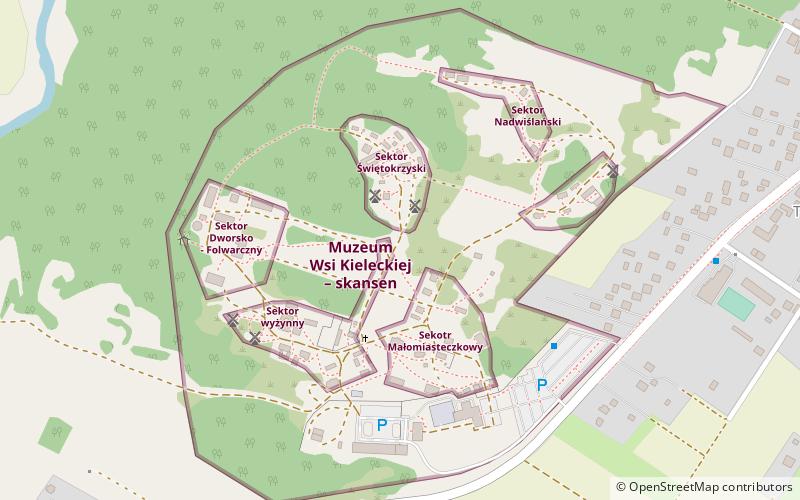 Muzeum Wsi Kieleckiej - Skansen location map