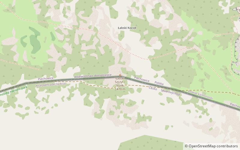 Łabski Szczyt location map