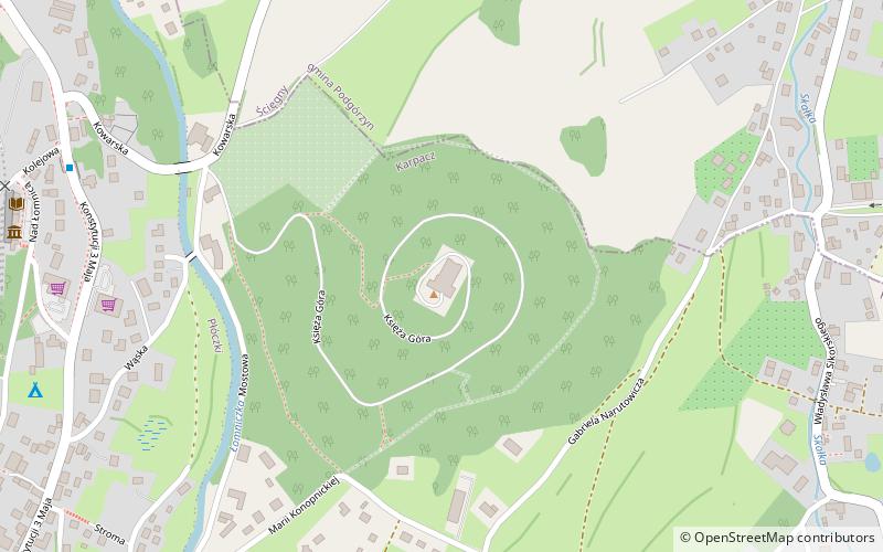 Księża Góra location map