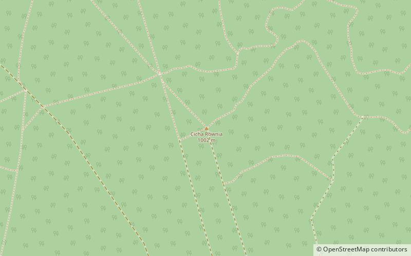 Cicha Równia location map