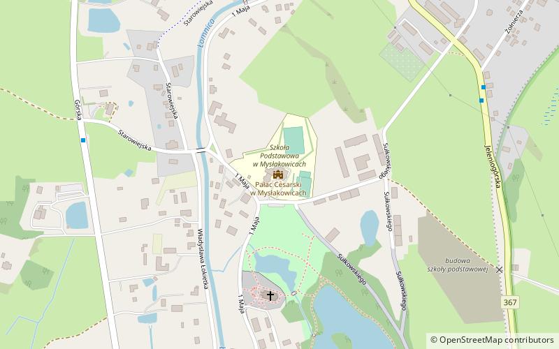 Pałac Cesarski w Mysłakowicach location map