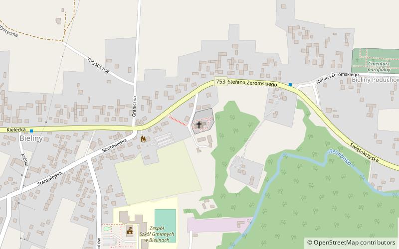 Parafia św. Józefa Oblubieńca Najświętszej Maryi Panny w Bielinach location map