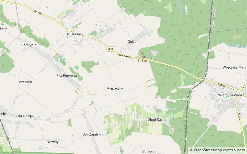 FM- and TV-mast Klepaczka location map