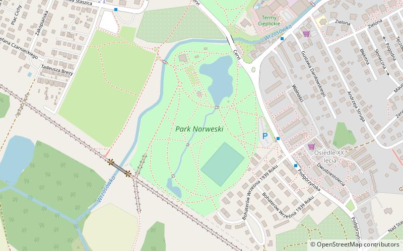 park norweski jelenia gora location map