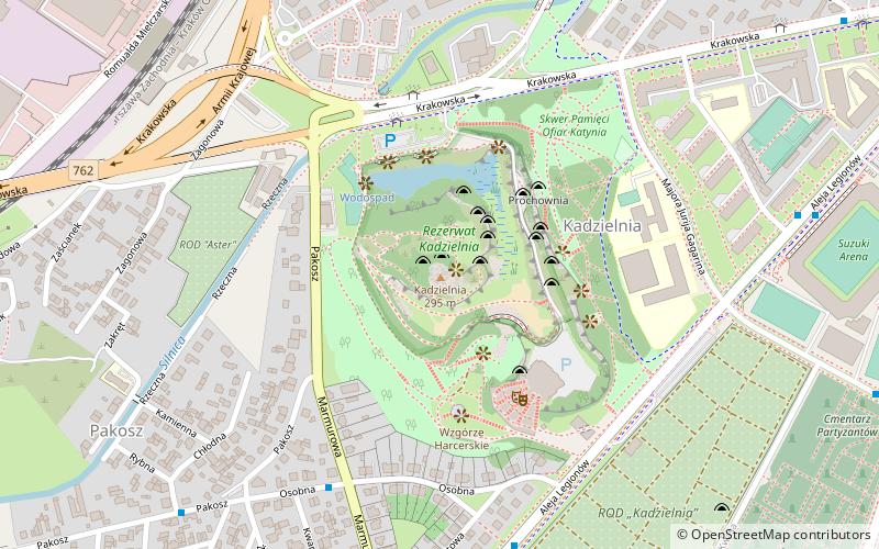 Rezerwat Kadzielnia location map