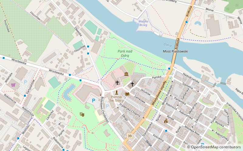 zamek piastow slaskich brzeg location map