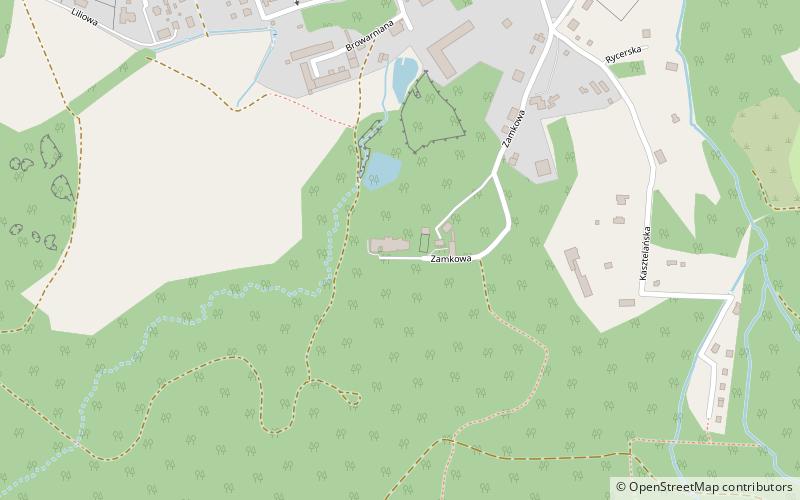 Schloss Gorkau location map