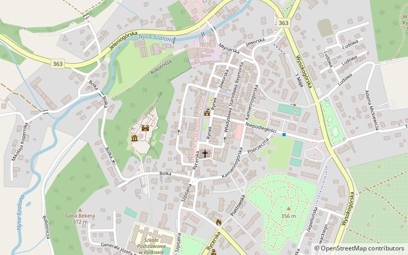 Anielska fontanna location map