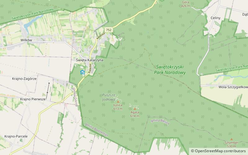 Łysica location map