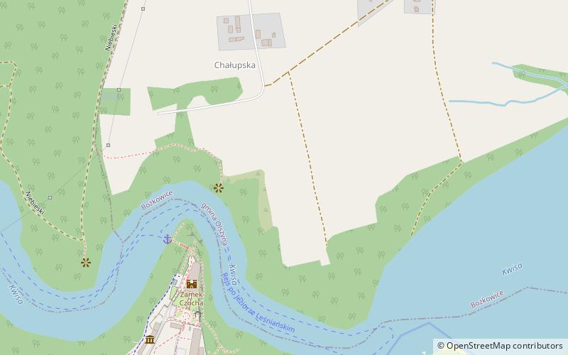 Lake Leśnia location map