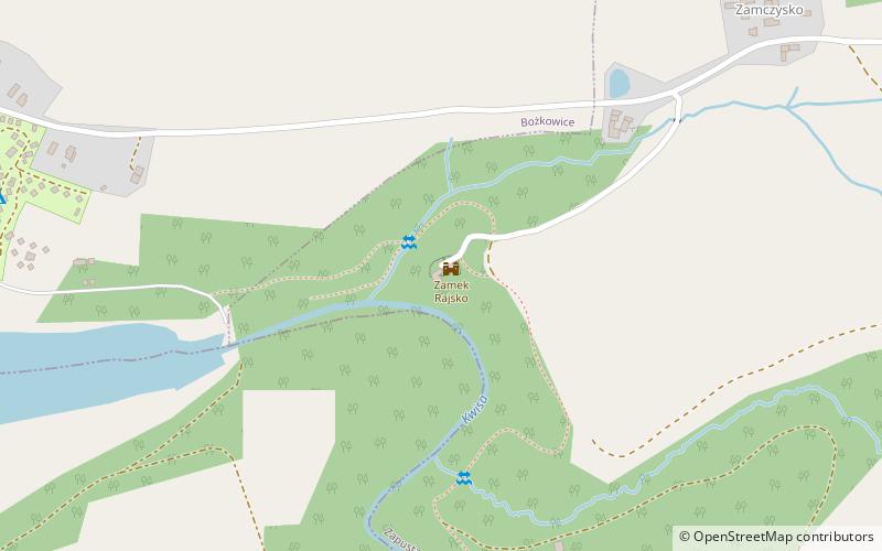 Zamek Rajsko location map
