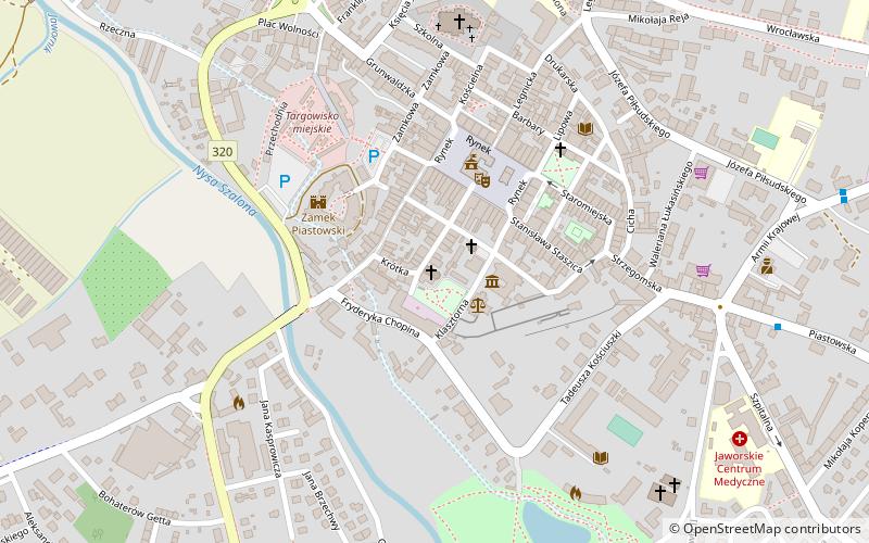 kosciol i klasztor ss franciszkanek jawor location map