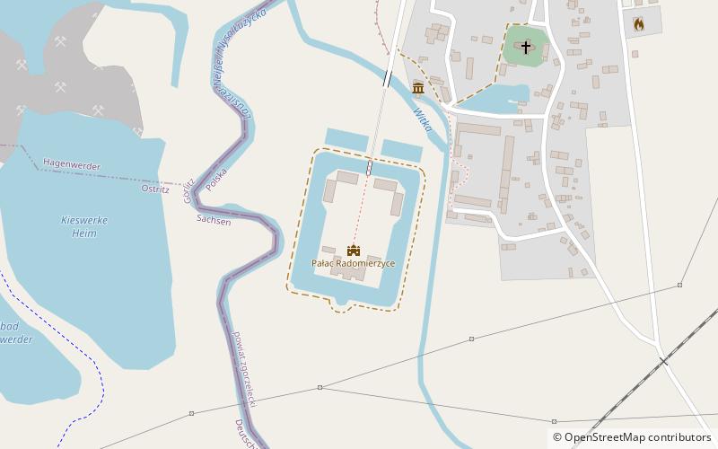 Pałac Radomierzyce location map