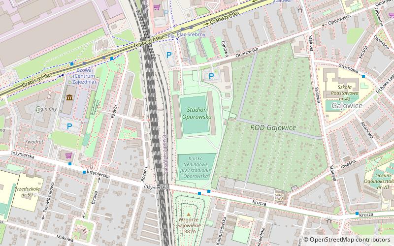 Stadion Oporowska location map