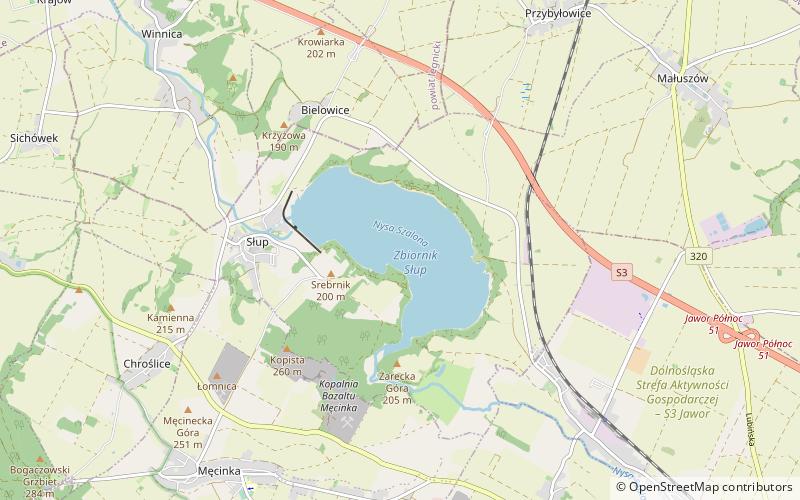Zalew Słup location map