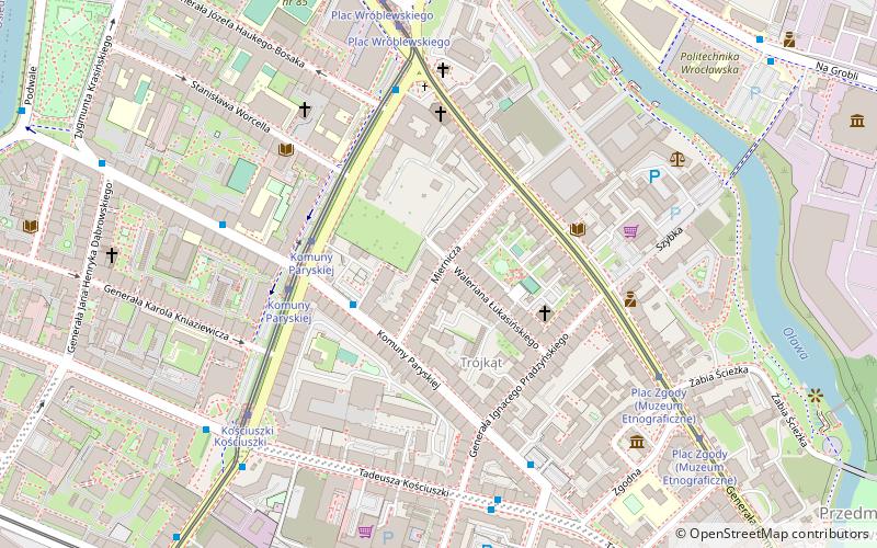 miernicza street breslau location map