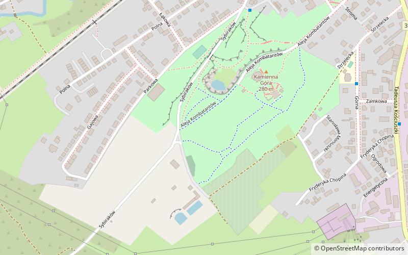 Kamienna Góra location map
