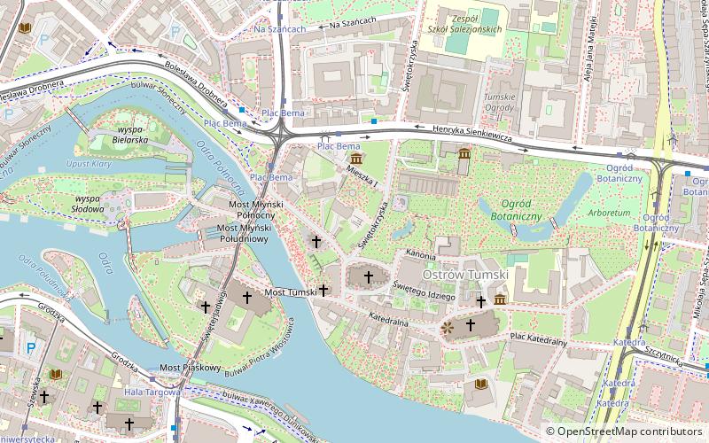 Zamek na Ostrowie Tumskim location map