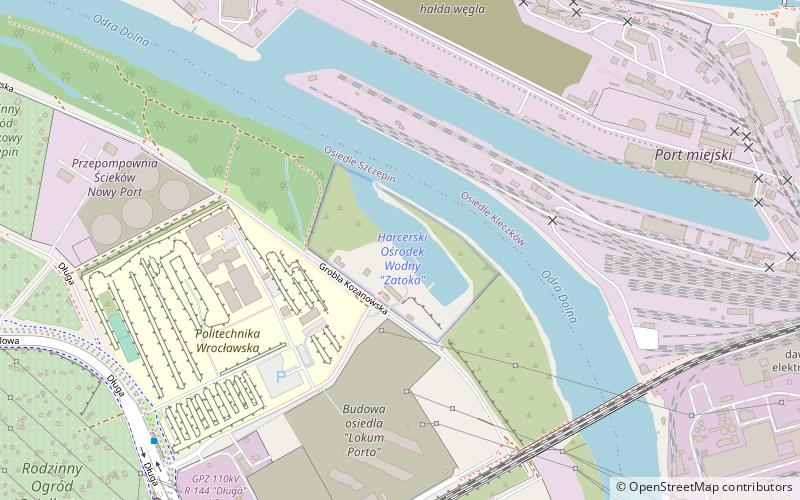 harcerski osrodek wodny zatoka wroclaw location map