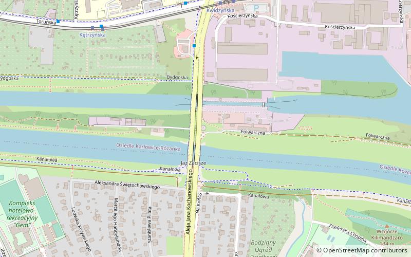 Głaz pamiątkowy Pracowników Drogi Wodnej location map