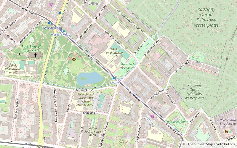 Skwer Ludzi ze znakiem „P” location map