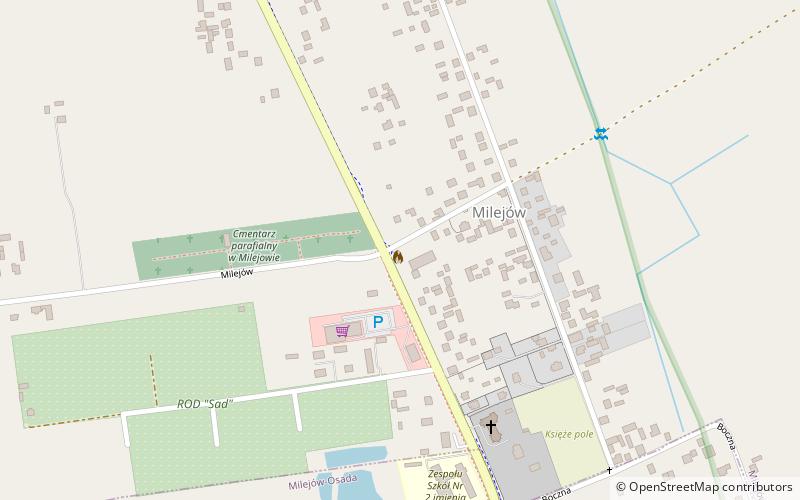 Church of Assumption of Blessed Virgin and St Anthony of Padua in Milejów location map