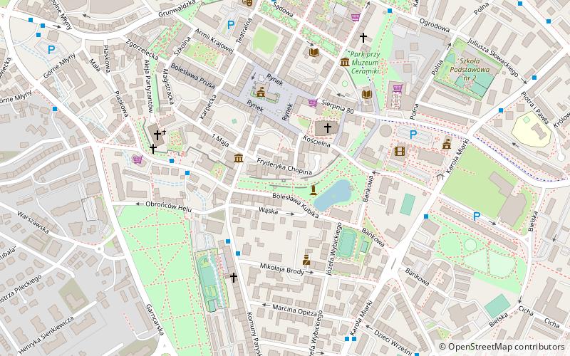 Polish Underground State's monument location map