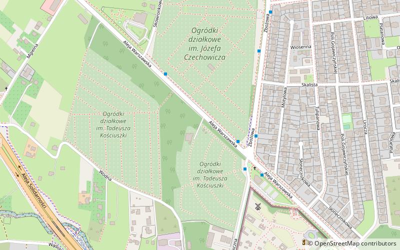 Skansen location map